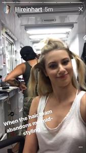 Lili Reinhart taking a selfie