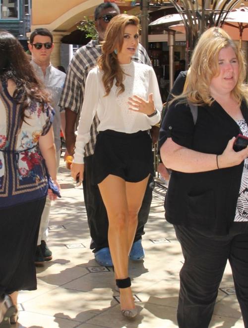 Maria Menounos Pictures Maria Menounos on the set of Extra at the Grove in LA on August 8, 2013