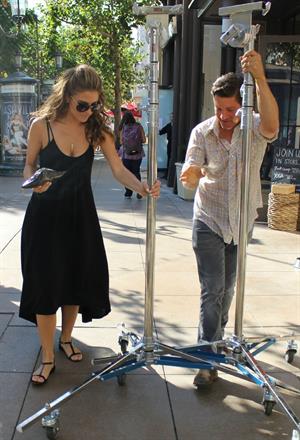 Maria Menounos  At LA Piazza at the Grove in LA 24.09.12 