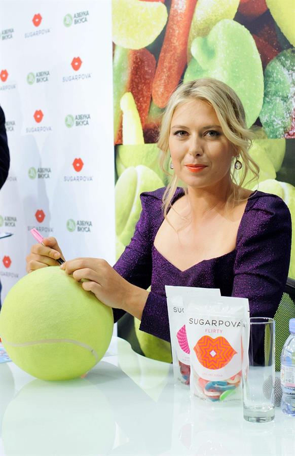 Maria Sharapova  Sugarpova Candy Launch in Moscow  April 29, 2013 