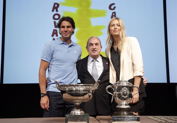 Maria Sharapova 2013 French Open draw ceremony in Paris May 24, 2013 