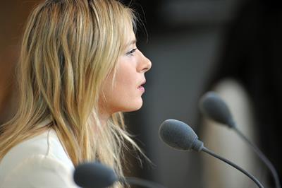 Maria Sharapova Speaks during a press conference at the Roland Garros May 24, 2013 
