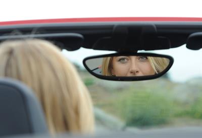 Maria Sharapova Porsche photoshoot in Manhattan Beach, California on July 11, 2013 