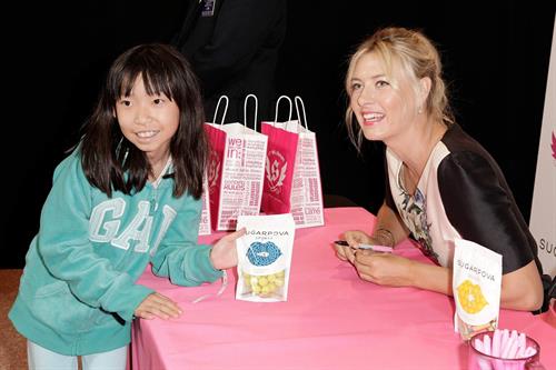 Maria Sharapova Pictures Maria Sharapova poses during Maria Sharapova launches her Sugarpova Candy Collection December 13, 2012