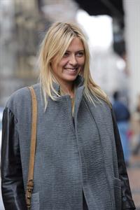 Maria Sharapova shopping at Armani Boutique December 2, 2012 