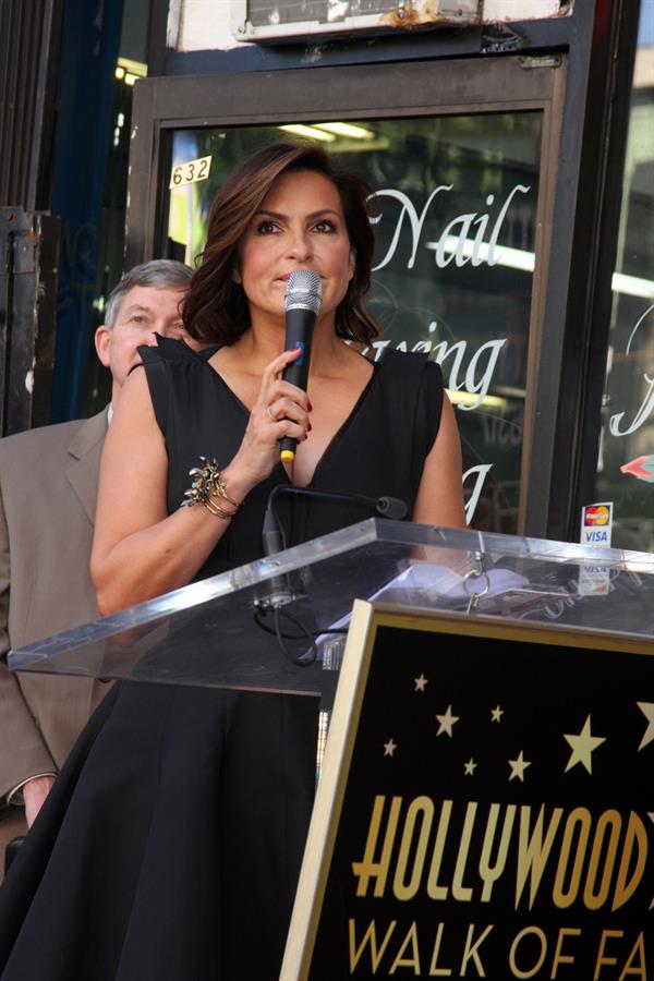 Mariska Hargitay Honored With Star On The Hollywood Walk Of Fame - Hollywood, Nov. 8, 2013 