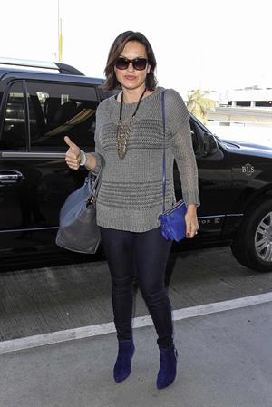 Mariska Hargitay Arrives at LAX Airport in Los Angeles (November 11, 2013) 
