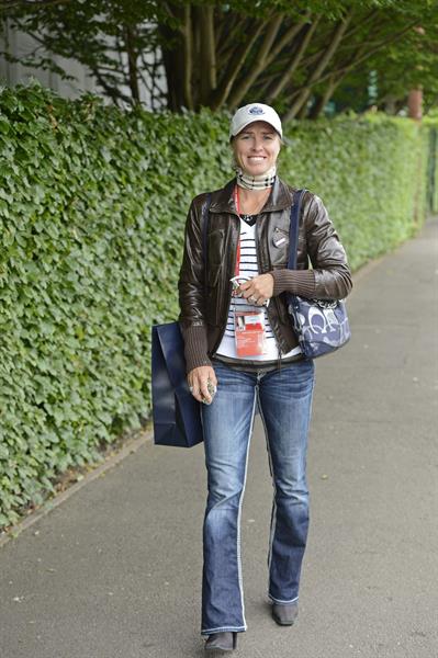 Martina Hingis Outside Wimbledon Lawn Tennis Club in London June 24, 2013 