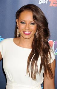 Melanie Brown America's Got Talent Post Show Red Carpet at Radio City Music Hall in New York on August 28, 2013