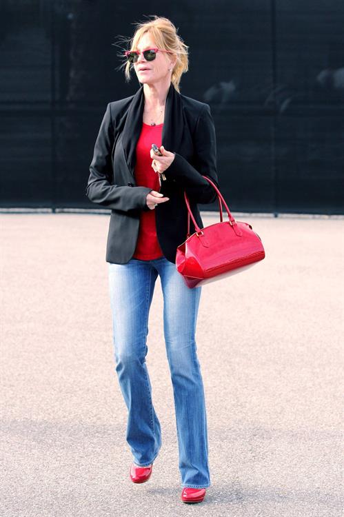 Melanie Griffith Leaving Mafield store in West Hollywood (May 8, 2013) 