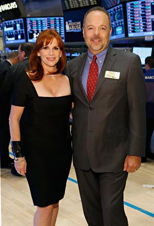 Melissa Gilbert Visits The New York Stock Echange (Sep 25, 2012) 