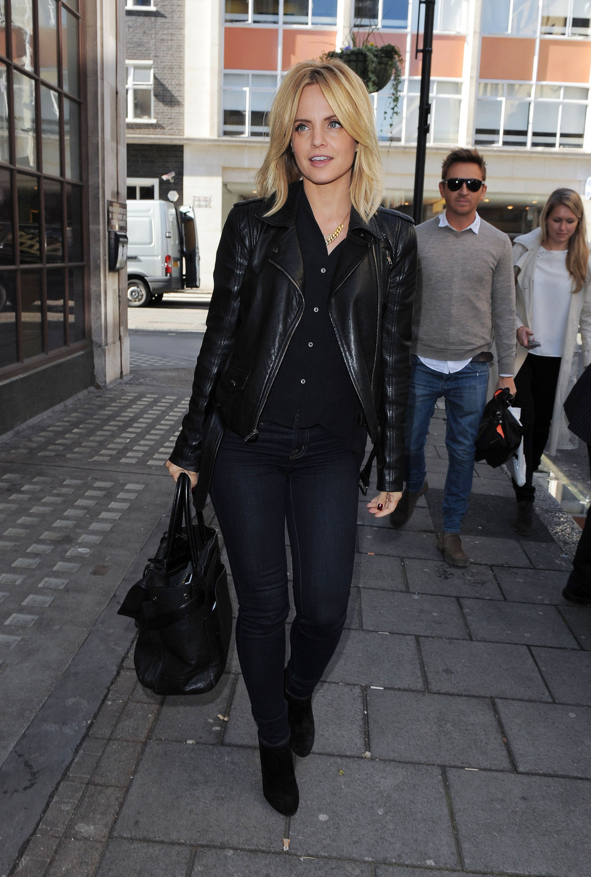 Mena Suvari outside the BBC Radio One studios October 4, 2012 