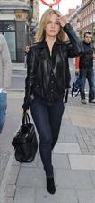 Mena Suvari outside the BBC Radio One studios October 4, 2012 