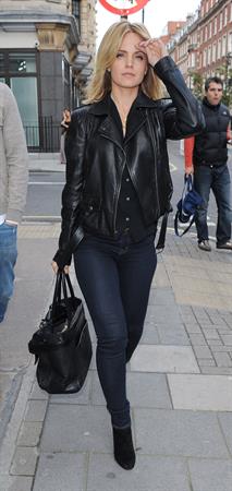 Mena Suvari outside the BBC Radio One studios October 4, 2012 