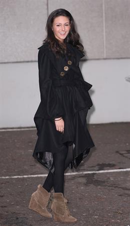 Michelle Keegan outside ITV Studios on December 3, 2010