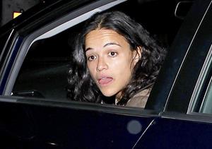 Michelle Rodriguez leaving the Madeo Restaurant in Hollywood, Los Angeles on April 3, 2013 