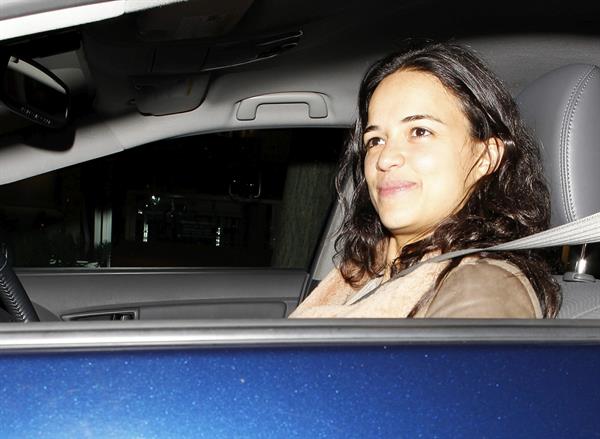 Michelle Rodriguez leaving the Madeo Restaurant in Hollywood, Los Angeles on April 3, 2013 