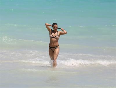 Michelle Rodriguez enjoying the sun at Miami Beach April 26-2013 