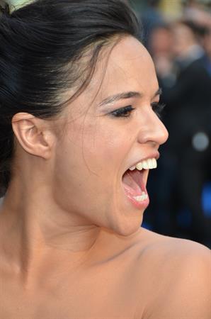 Michelle Rodriguez at the Fast and Furious 6 premiere, London - May 7, 2013 