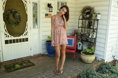 Charity Crawford in  Sundress  for ALS Scan - 