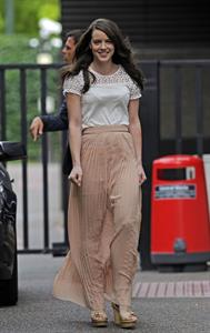 Michelle Ryan - Arriving at ITV Studios - August 21, 2012