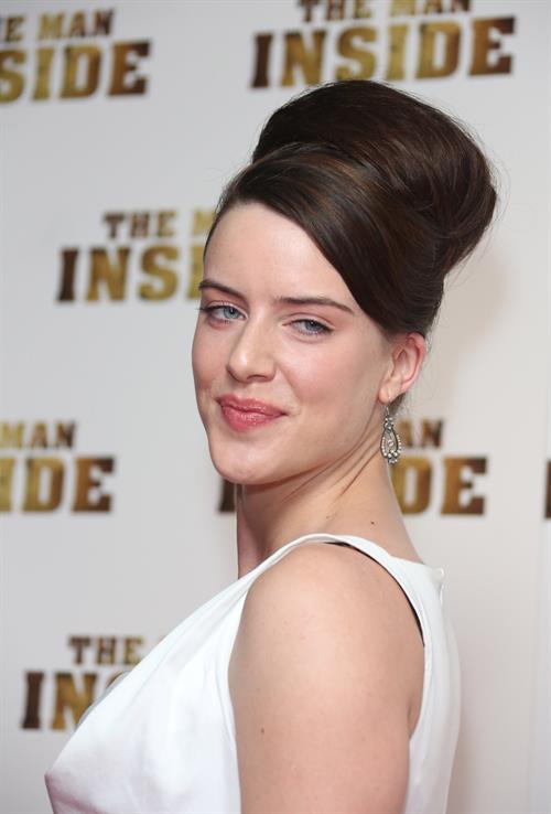 Michelle Ryan attends 'The Man Inside' UK film premiere at the Vue Leicester Square on July 24, 2012 in London, England