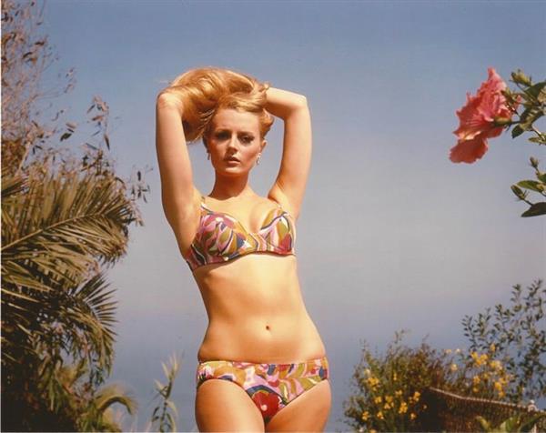 Celeste Yarnall in a bikini