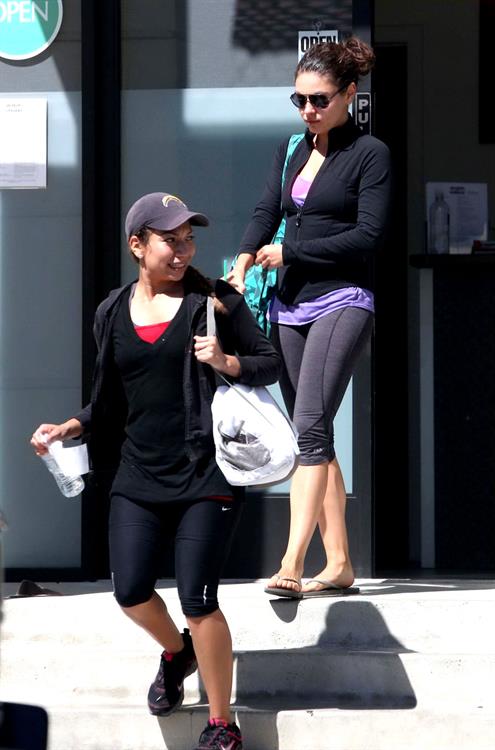 Mila Kunis Heading to the gym in Studio City - August 27, 2012 
