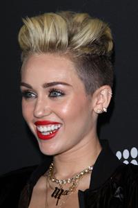 Miley Cyrus Attends the Myspace relaunch at The El Rey Theater in Los Angeles on June 12, 2013
