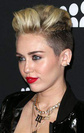 Miley Cyrus Attends the Myspace relaunch at The El Rey Theater in Los Angeles on June 12, 2013