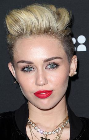 Miley Cyrus Attends the Myspace relaunch at The El Rey Theater in Los Angeles on June 12, 2013