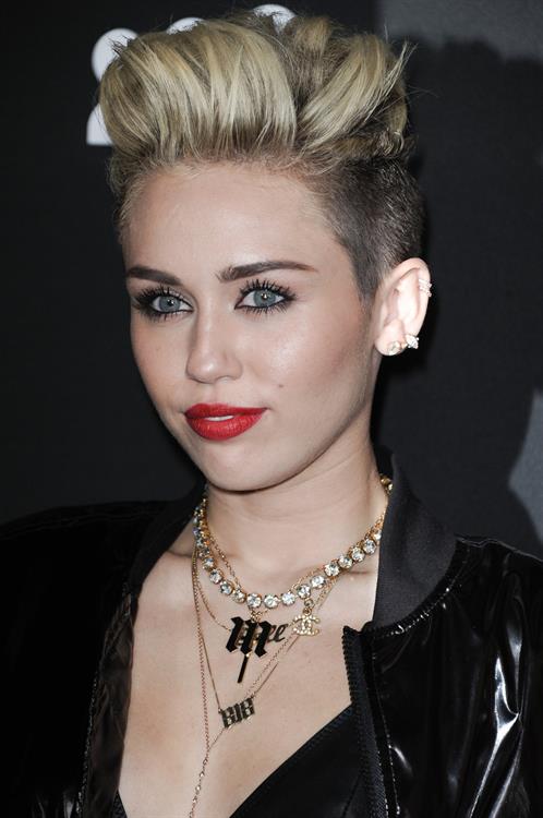 Miley Cyrus Attends the Myspace relaunch at The El Rey Theater in Los Angeles on June 12, 2013