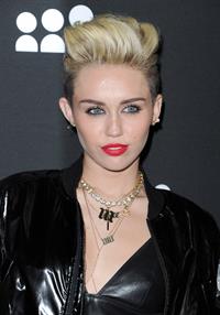 Miley Cyrus Attends the Myspace relaunch at The El Rey Theater in Los Angeles on June 12, 2013