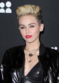 Miley Cyrus Attends the Myspace relaunch at The El Rey Theater in Los Angeles on June 12, 2013