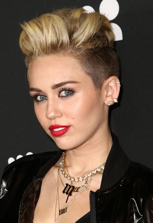 Miley Cyrus Attends the Myspace relaunch at The El Rey Theater in Los Angeles on June 12, 2013