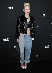 Miley Cyrus Attends the Myspace relaunch at The El Rey Theater in Los Angeles on June 12, 2013