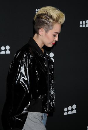 Miley Cyrus Attends the Myspace relaunch at The El Rey Theater in Los Angeles on June 12, 2013
