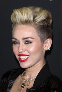 Miley Cyrus Attends the Myspace relaunch at The El Rey Theater in Los Angeles on June 12, 2013