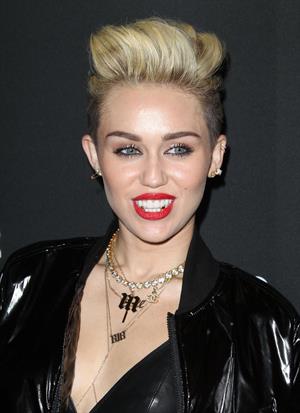Miley Cyrus Attends the Myspace relaunch at The El Rey Theater in Los Angeles on June 12, 2013