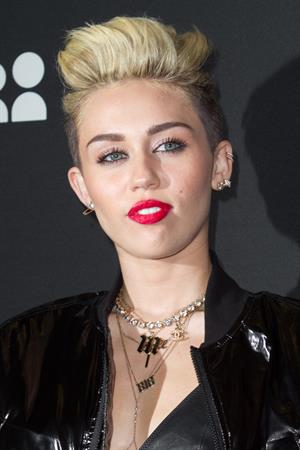 Miley Cyrus Attends the Myspace relaunch at The El Rey Theater in Los Angeles on June 12, 2013