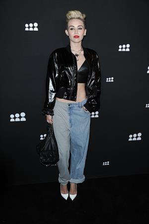 Miley Cyrus Attends the Myspace relaunch at The El Rey Theater in Los Angeles on June 12, 2013
