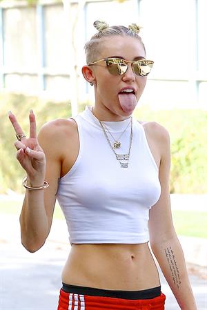 Miley Cyrus candids in Los Angeles 8/31/13  