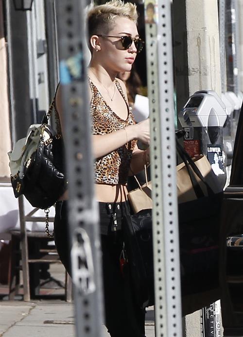 Miley Cyrus out and about in West Hollywood 1/7/13 