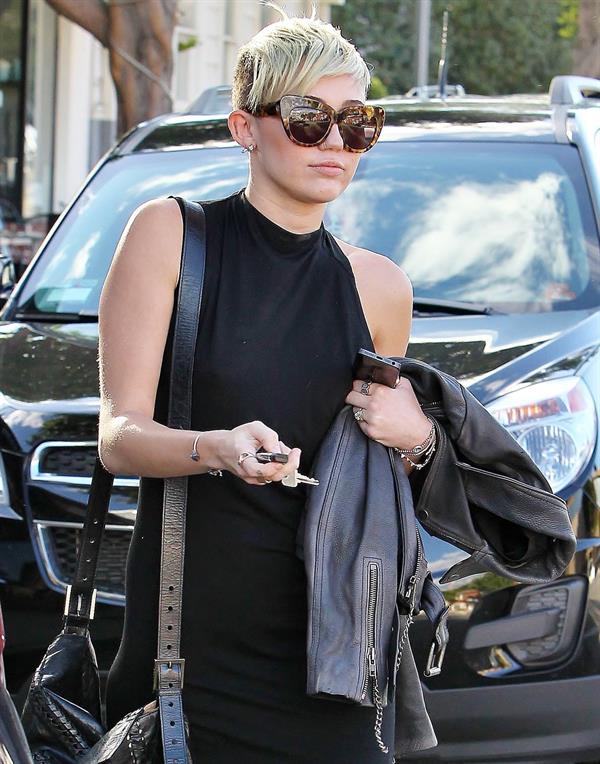 Miley Cyrus out and about in Toluca Lake 11/10/12