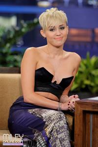 Miley Cyrus on The Tonight Show with Jay Leno 10/12/12 