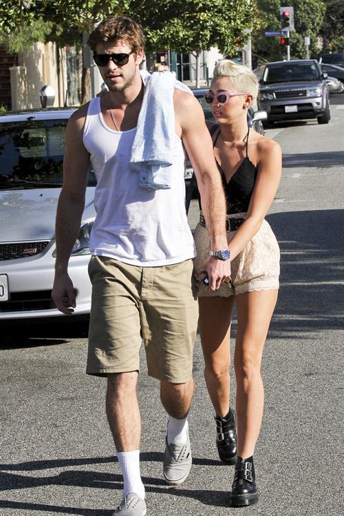 Miley Cyrus Pictures Miley Cyrus out and about in Santa Monica 9/29/12