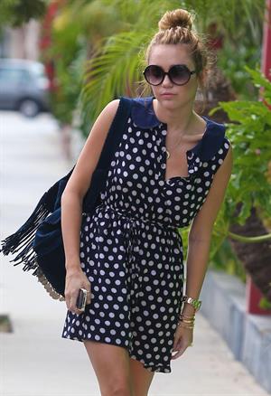 Miley Cyrus - Shopping in West Hollywood (04-06-12)