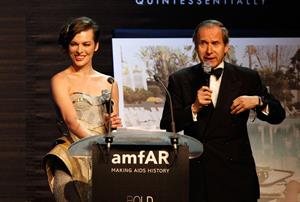 Milla Jovovich - amfAR's Cinema Against AIDS benefit in Antibes - 5/24/12