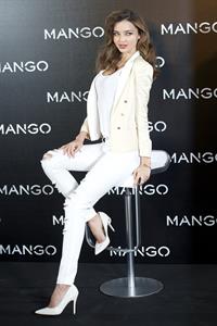 Miranda Kerr introduced as the new Face of Mango in Madrid, Spain 12/11/12 