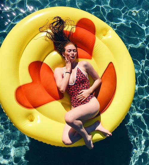 Larsen Thompson in a bikini